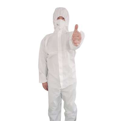 Disposable protective clothing Non Woven Unsterilized Overalls Waterproof Dustproof Protective Isolation Clothing School Public