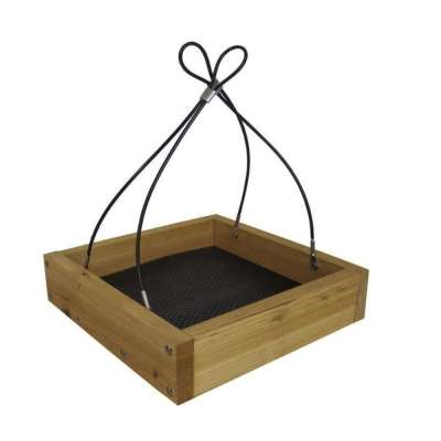 Wooden Water-based Nature's Shield preservative Cedar Tray Bird Feeder