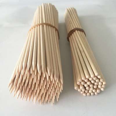 Environmental wooden sticks wooden barbecue sticks birch wood food skewers