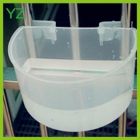 Plastic hanging bird water feeder