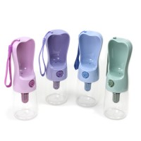 Popular Portable 250ML Travel Dog Water Bottle Dispenser For Dogs With Activated Carbon Filter