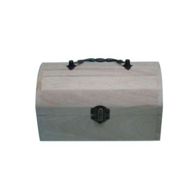 Customized Hinged Lid Wooden box and Gift box with handle