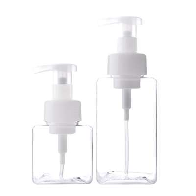 250ml foam bottle PETG mousse foam divided bottle hand bottles shampoo transparent white bottles