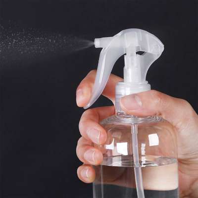 3pcs 500ml Spray Bottle, Empty Plastic Clear Pump Bottle with Fine Mist Sprayer, Refillable Bottle Water Sprayer Fine Mist Hairs