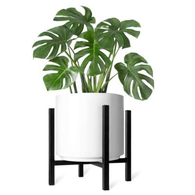 Mid Century Modern Tall Metal Pot Stand Indoor (Plant Pot Not Included) Flower Potted Plant Holder Plants Display Rack